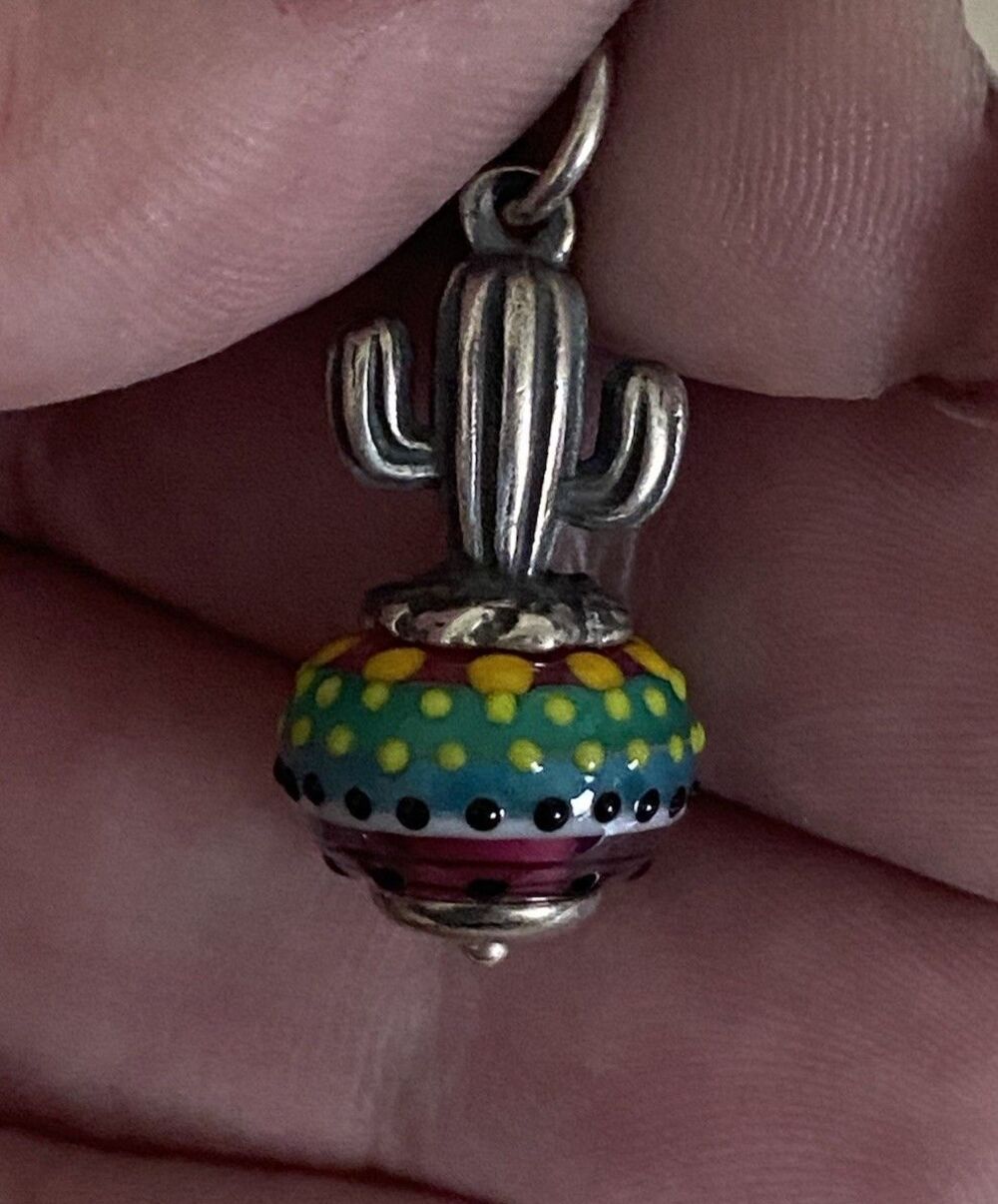 NWT James Avery Retired Saguaro Cactus Finial Charm